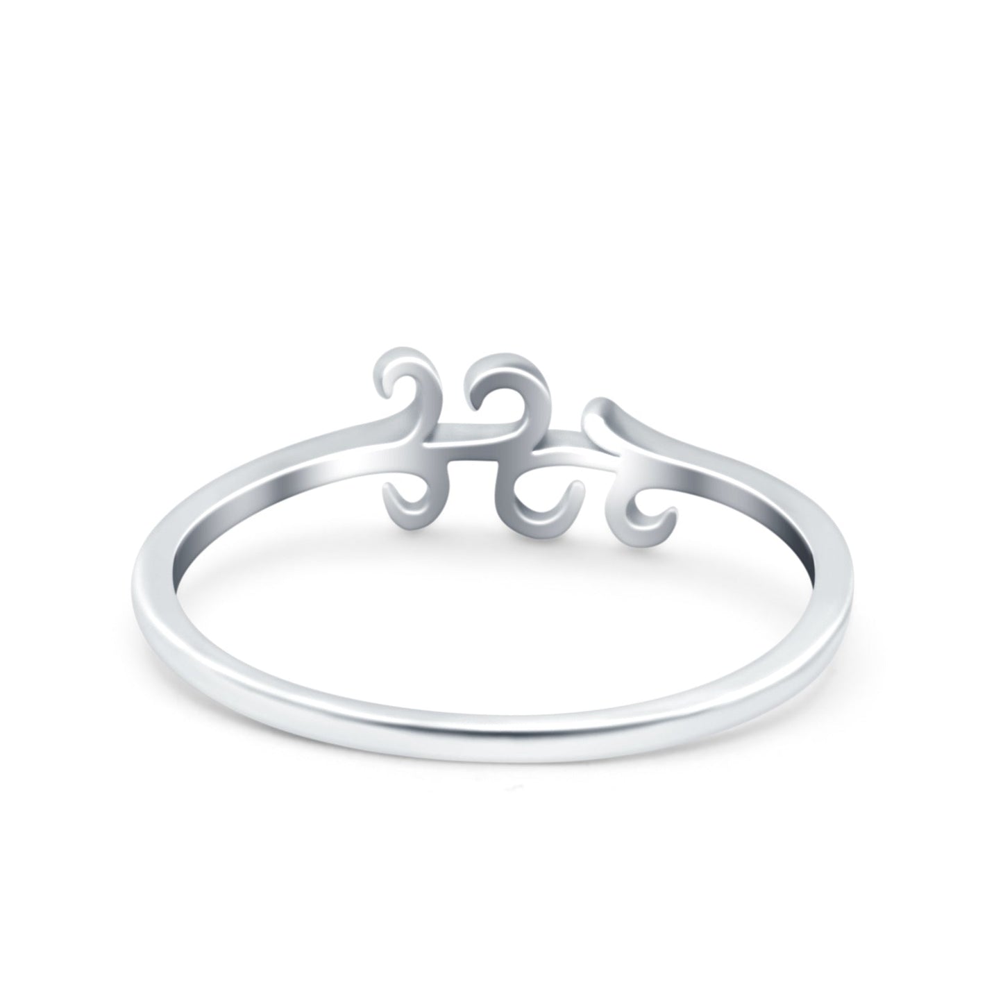 Minimalist Vine 925 Sterling Silver Ring
